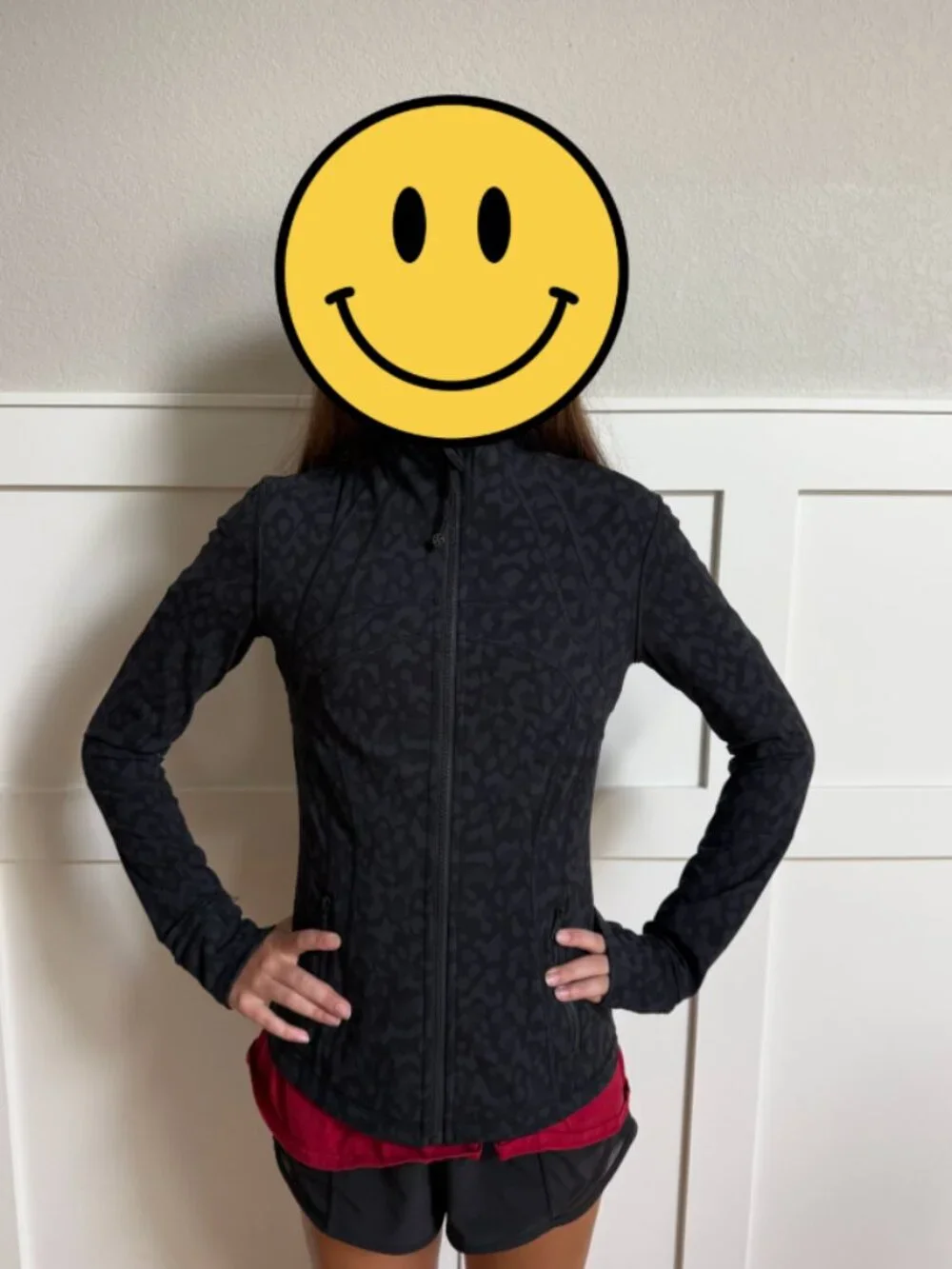 lululemon athletica Black Zip-Up Jacket